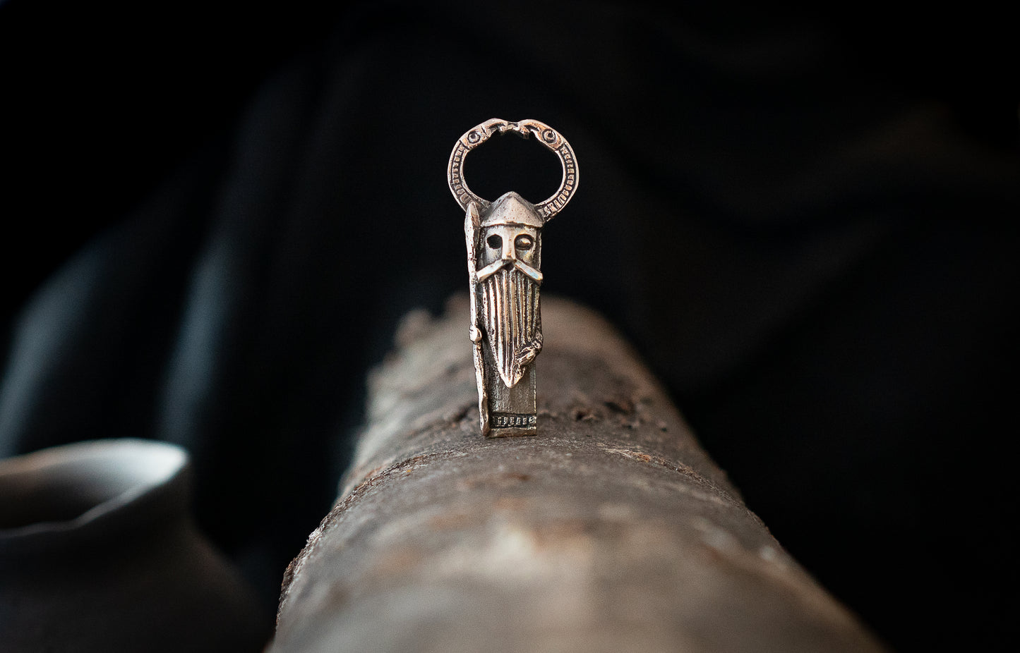 Odin bronze pendant - Inspired by Norse mythology