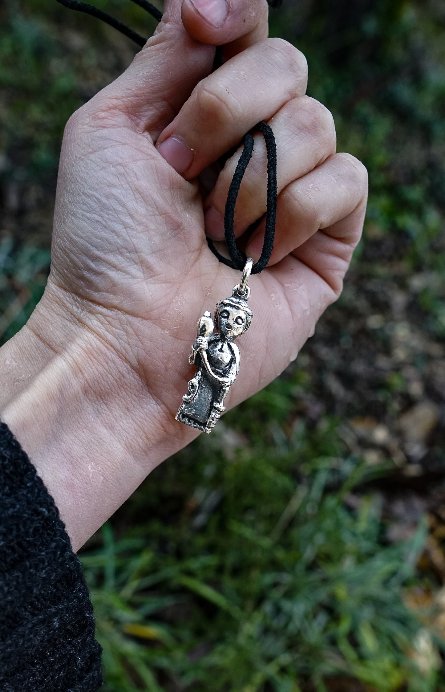 Frau Holle - Silver pendant - Ancient tales inspiration