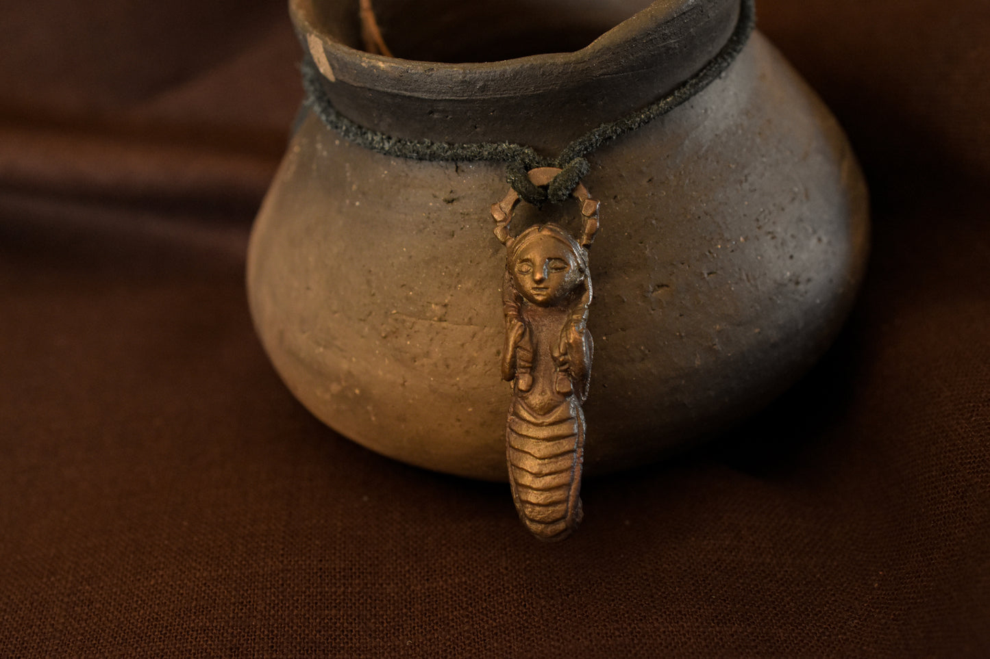 Mélusine bronze pendant - Melusine -