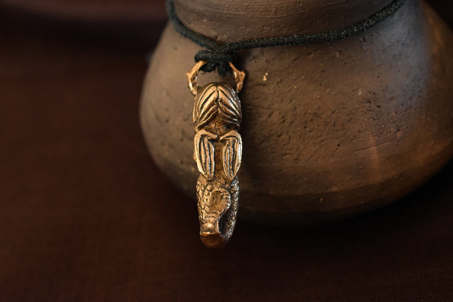 Mélusine bronze pendant - Melusine -