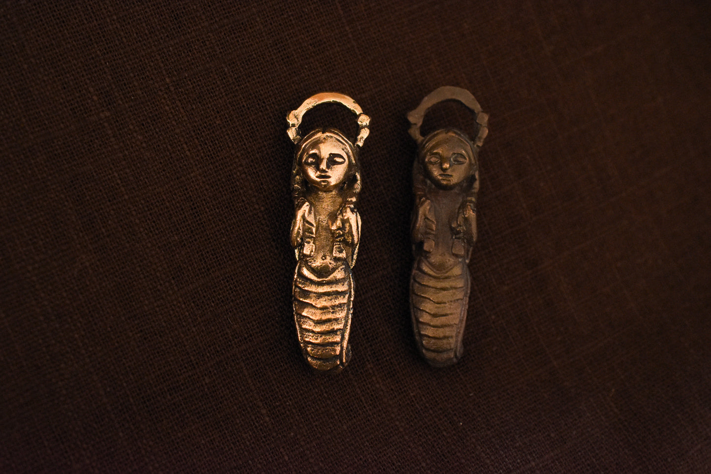 Mélusine bronze pendant - Melusine -