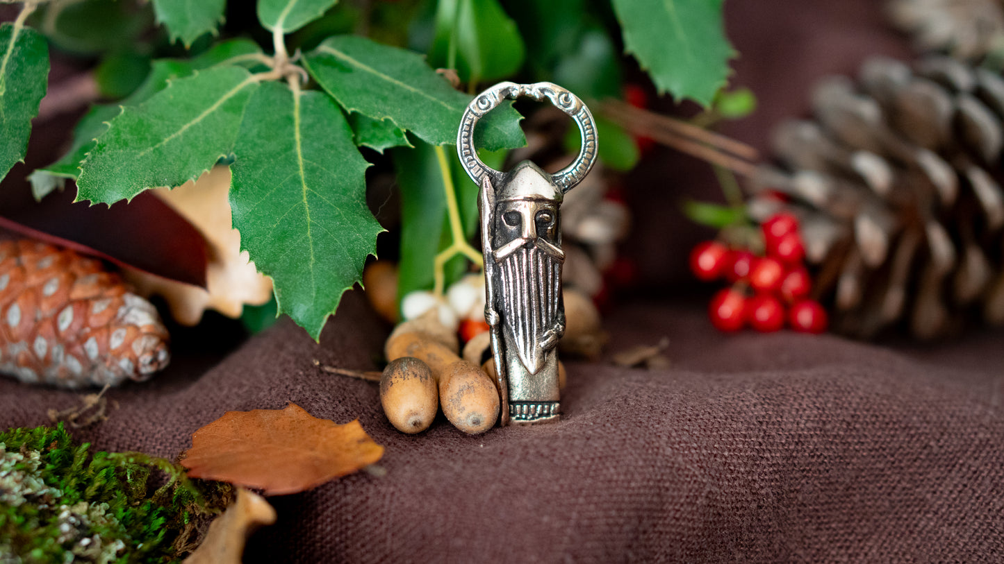 Odin bronze pendant - Inspired by Norse mythology