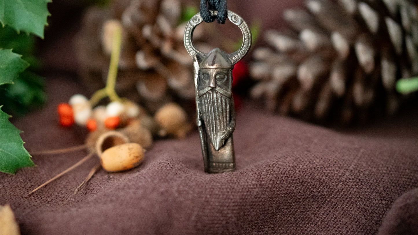 Odin bronze pendant - Inspired by Norse mythology