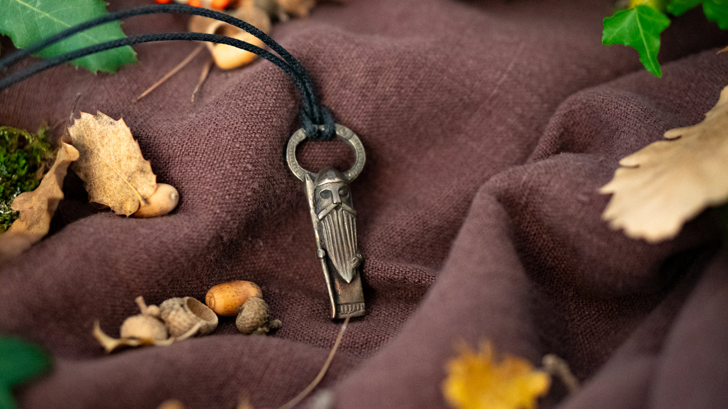 Odin bronze pendant - Inspired by Norse mythology