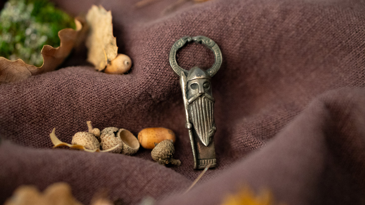 Odin bronze pendant - Inspired by Norse mythology