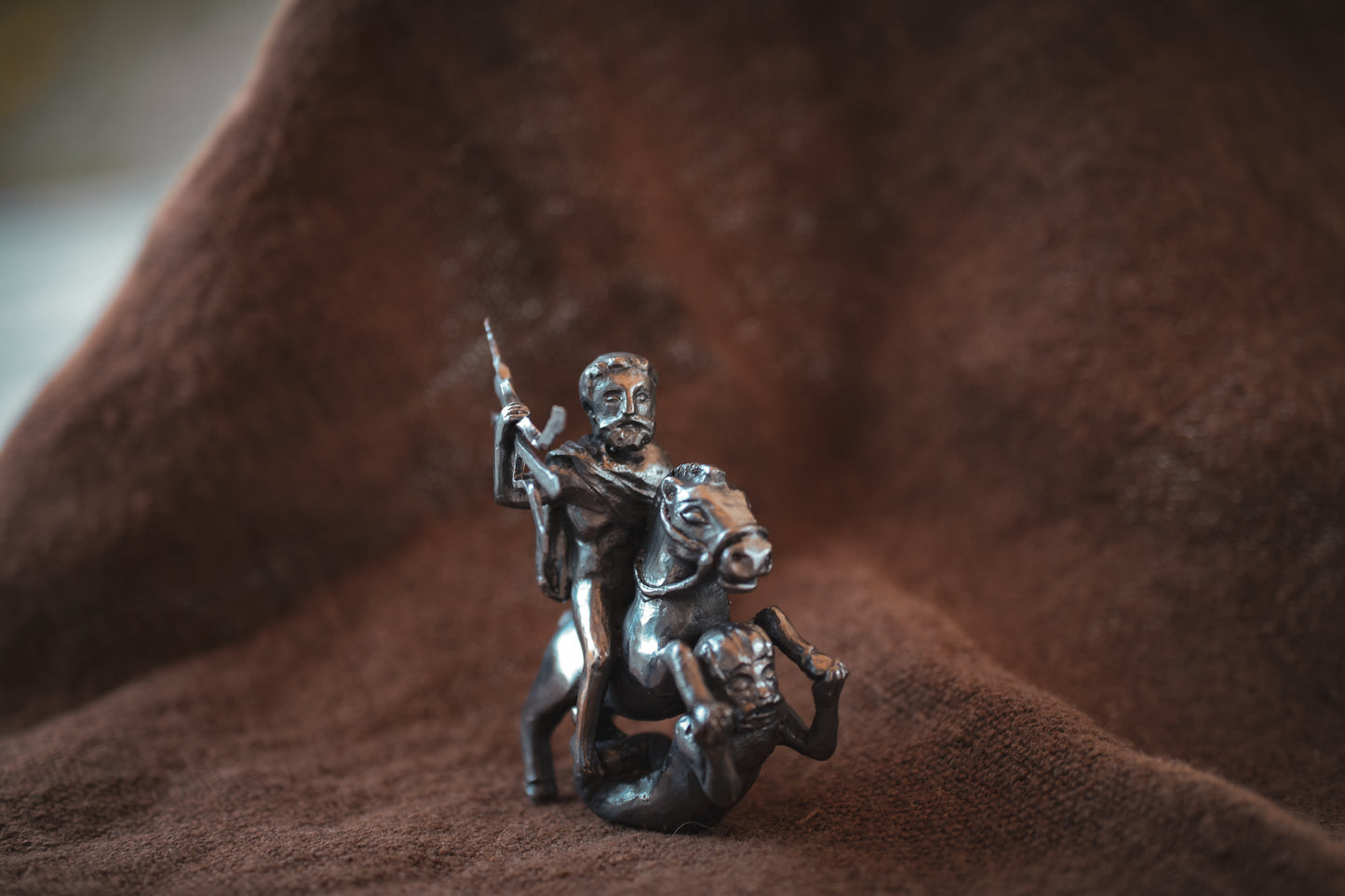 Jupiter Anguiped/ bronze statuette